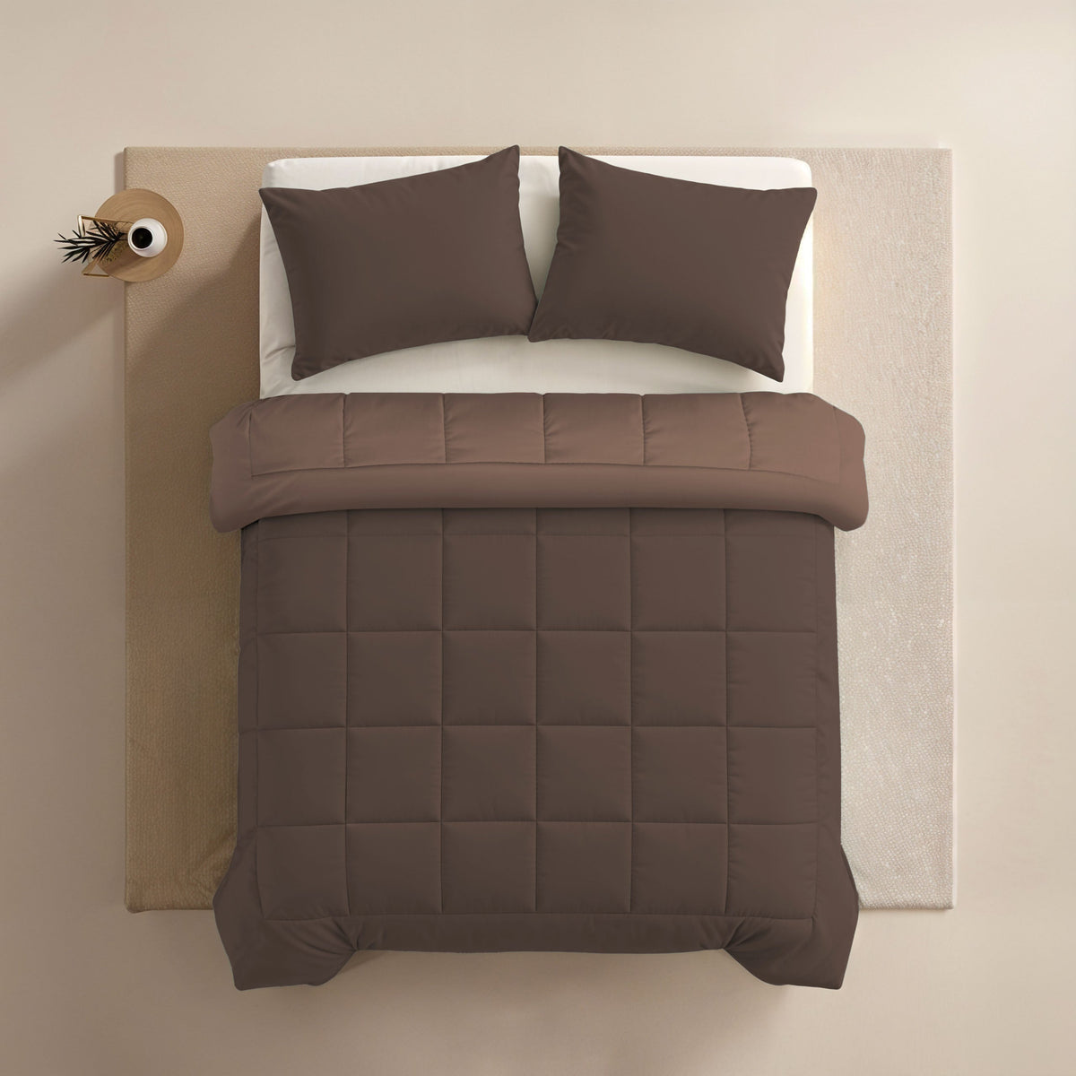 Zelesta Comfort Duo Pillowcase - Chocolate Brown