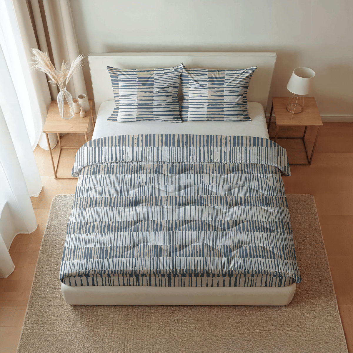 Zelesta Pure Design Cotton Pillowcase Set Of 2 - Checkerboard