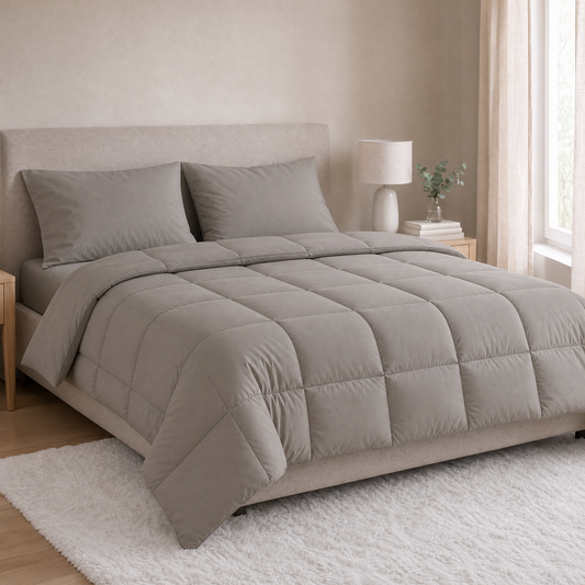 Zelesta Everyday Uni Pillowcase Set Of 2 - Soft Grey