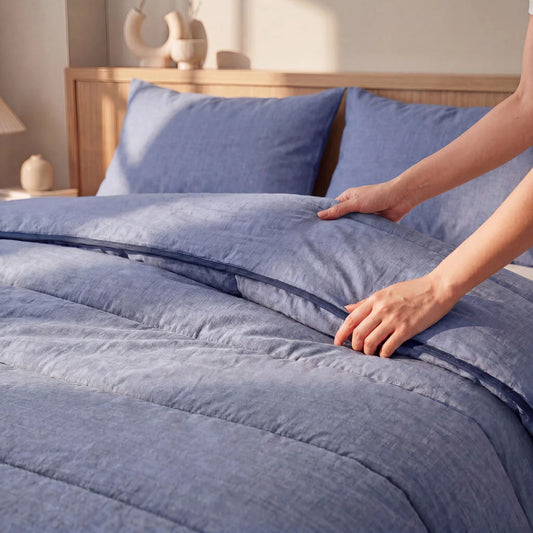 Zelesta Comfort Structure Duvet - Denim