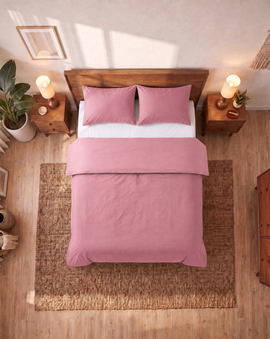 Zelesta Comfort Uni Seamless Pillowcase Set Of 2 - Dusty Pink