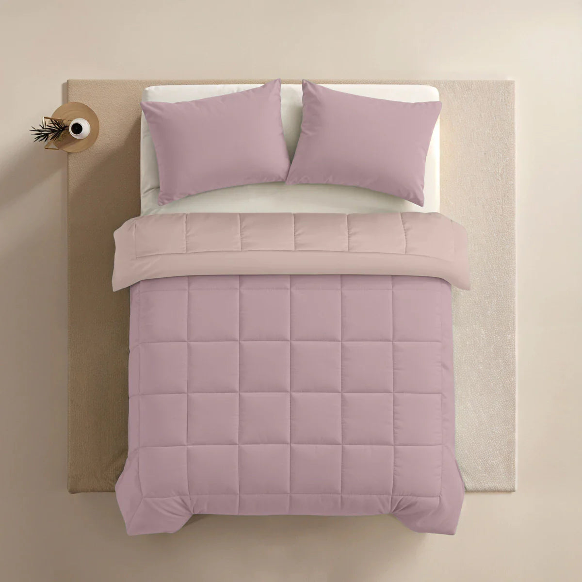Zelesta Pure Duo Cotton Pillowcase Set Of 2 - Soft Lilac