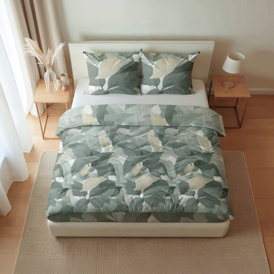 Zelesta Pure Design Cotton Pillowcase Set Of 2 - Green Forest