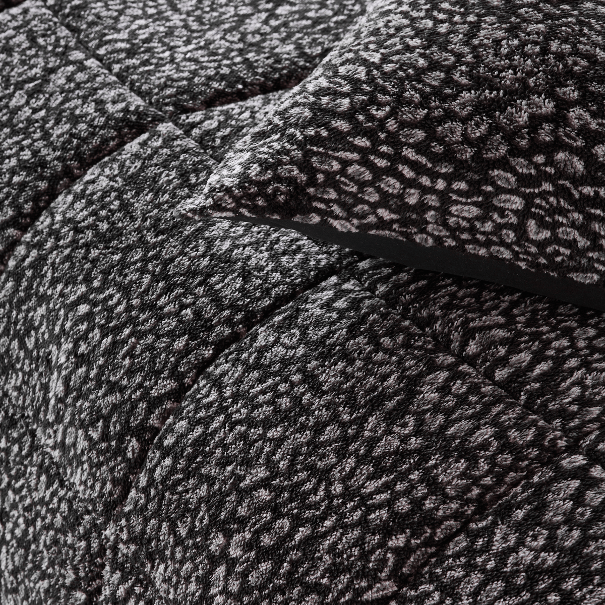 Zelesta Special Teddy Panther Duvet - Anthracite