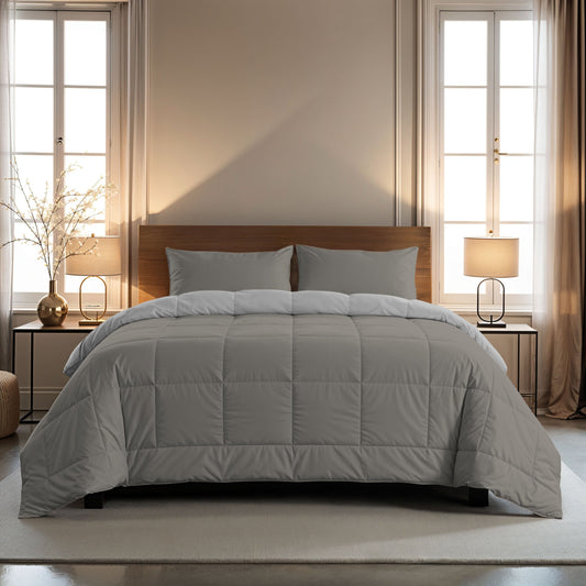 Zelesta Comfort Duo Duvet - Grey & Soft Grey