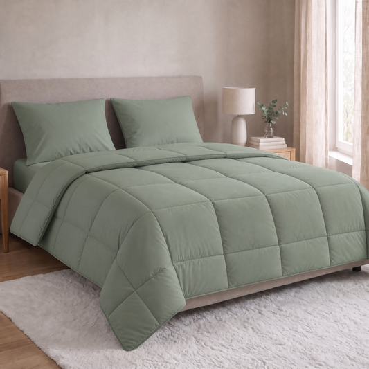 Zelesta Everyday Uni Pillowcase Set Of 2 - Pastel Green