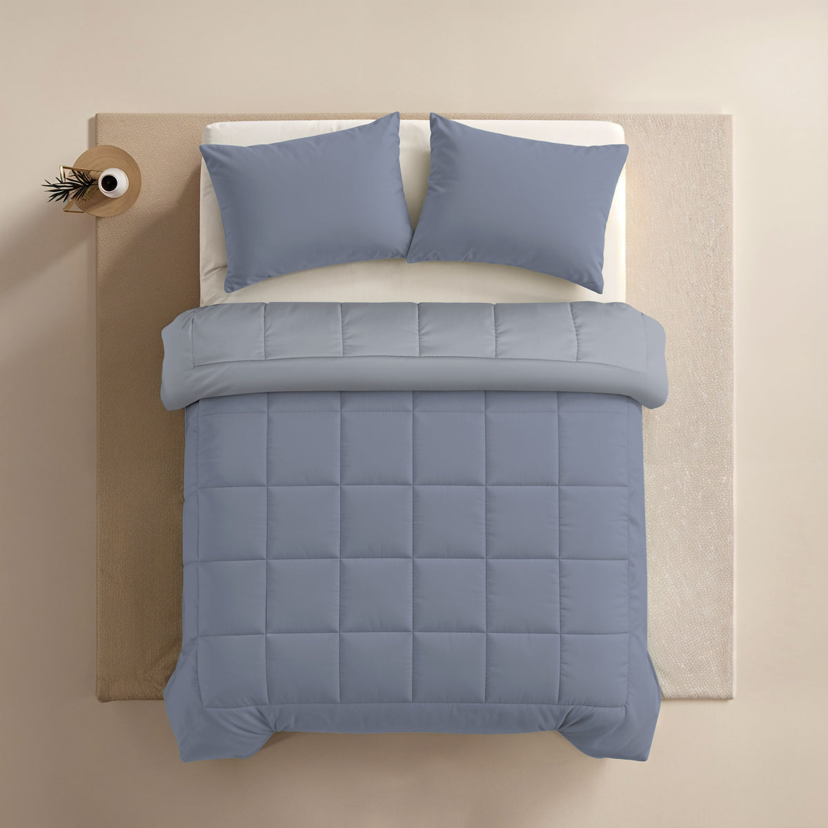 Zelesta Comfort Duo 4-Season Duvet - Blue & Light Blue