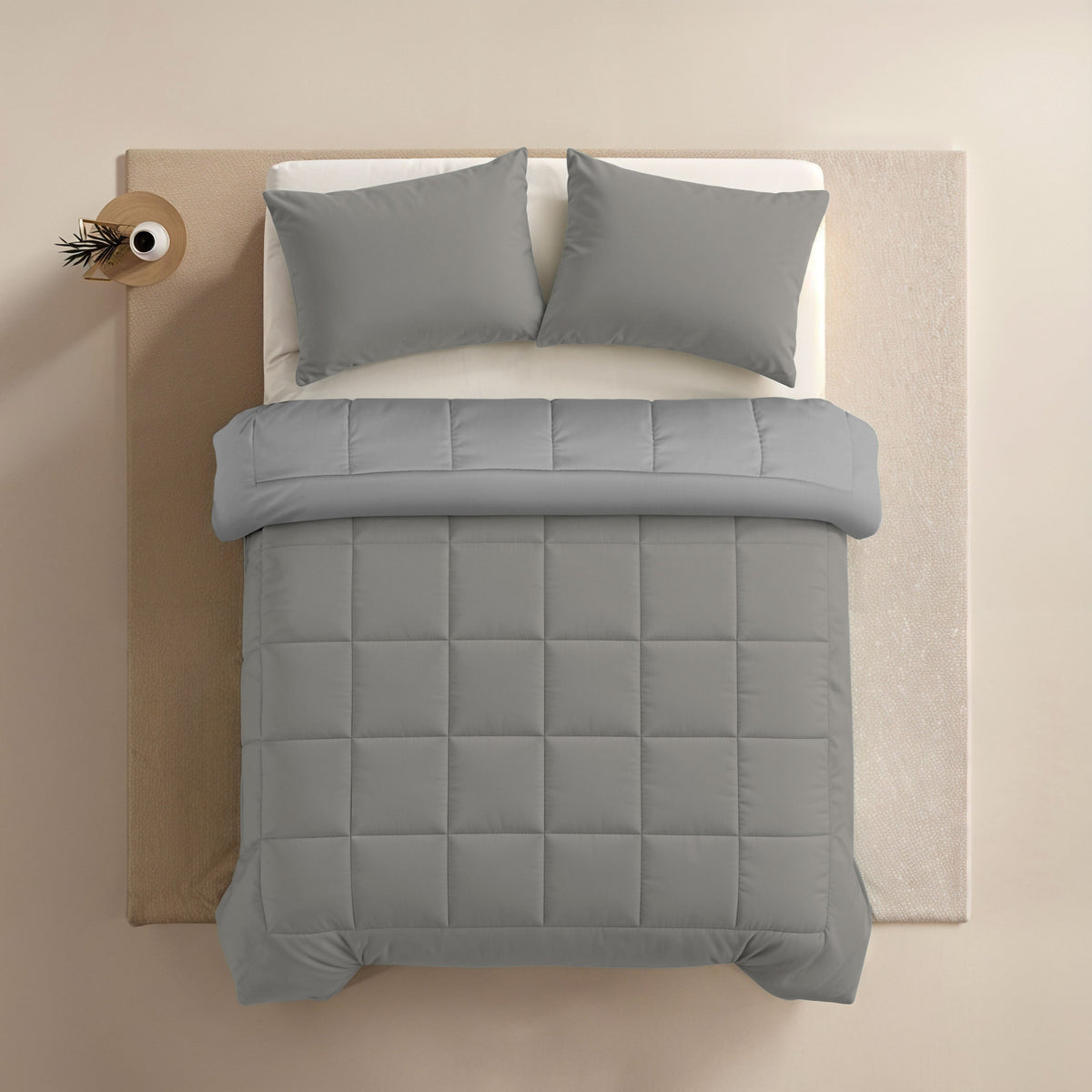 Zelesta Comfort Duo Duvet - Grey & Soft Grey