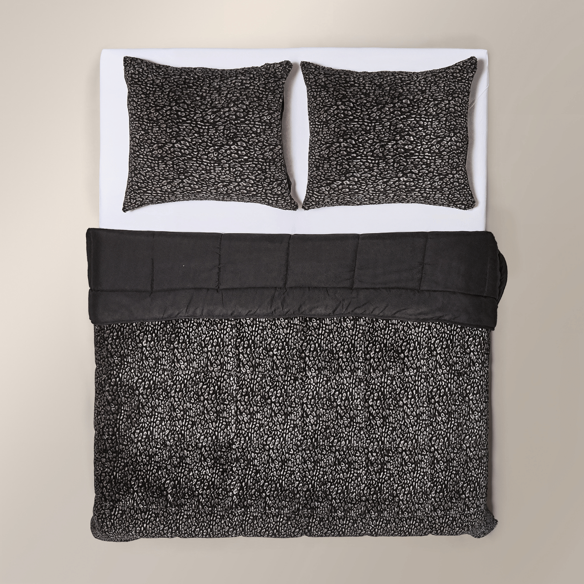 Zelesta Special Teddy Panther Duvet - Anthracite