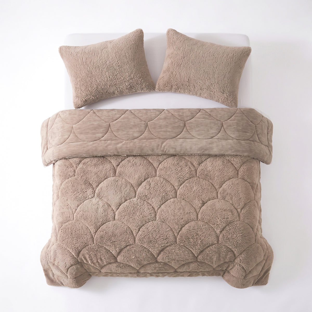Zelesta Special Teddy Chenille Pillowcase Set Of 2 - Dusty Pink