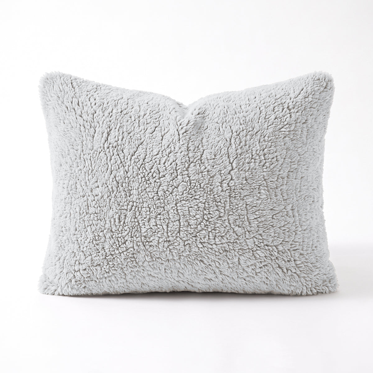 Zelesta Special Teddy Chenille Pillowcase Set Of 2 - Grey