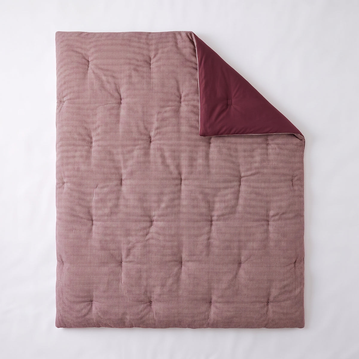 Zelesta Special Waffle Percal Duvet - Bordeaux Mix