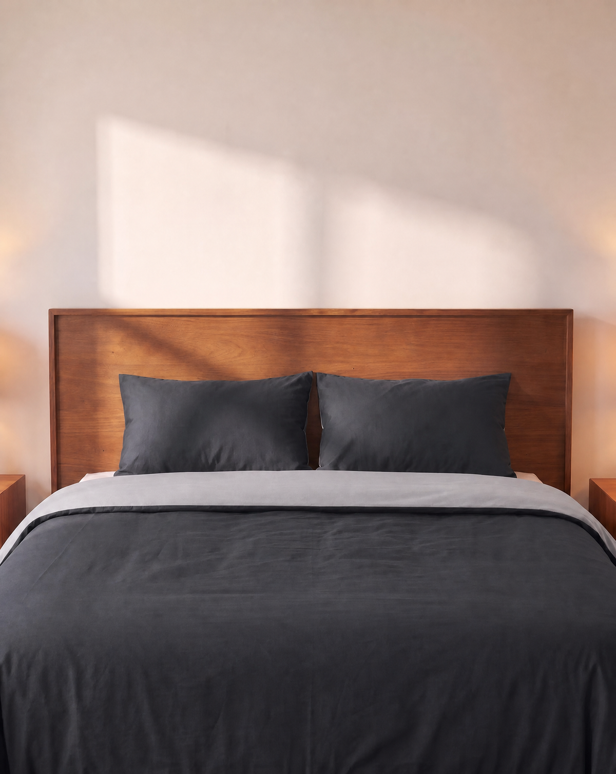 Zelesta Comfort Duo Seamless Duvet - Grey & Anthracite