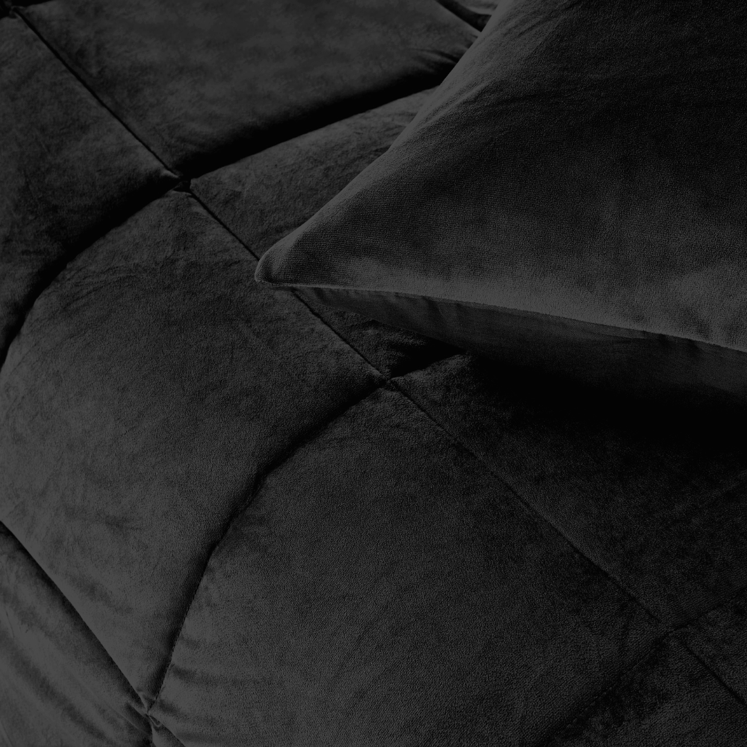 Zelesta Special Velvet Duvet - Black