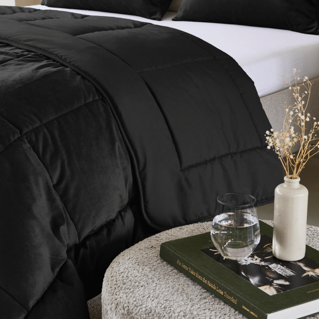 Zelesta Special Velvet Duvet - Black