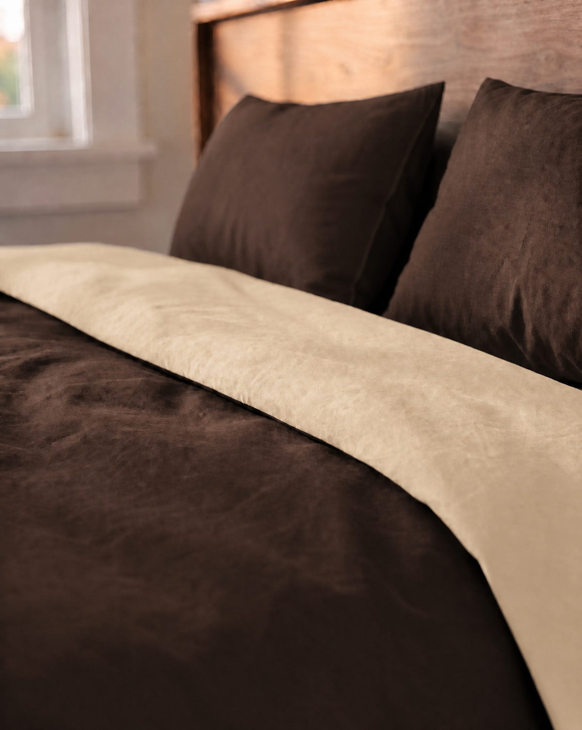 Zelesta Comfort Duo Seamless Duvet - Taupe & Brown
