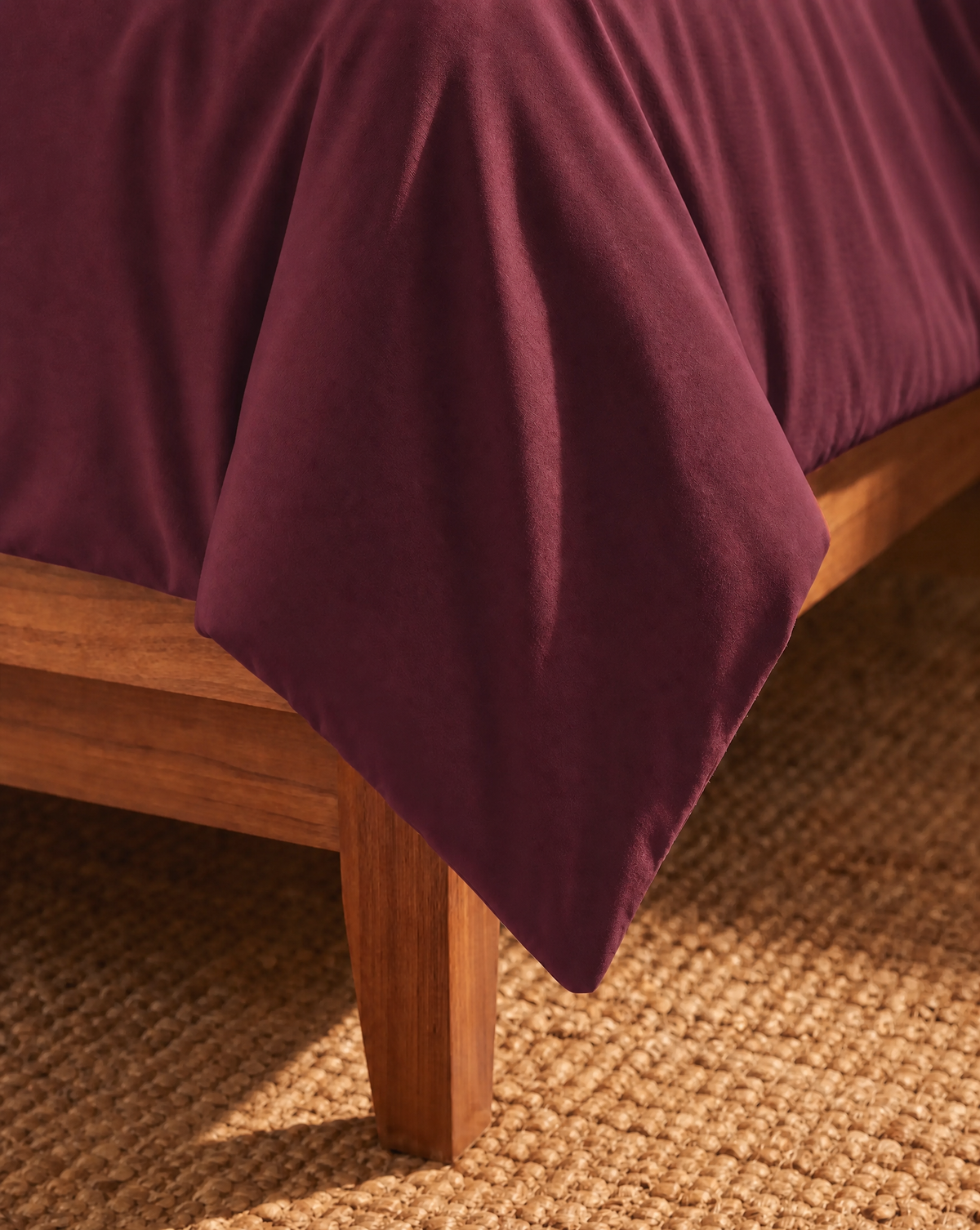 Zelesta Comfort Duo Seamless Duvet - Old Pink & Burgundy Red