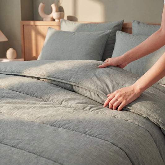 Zelesta Comfort Structure Duvet - Green