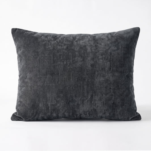 Zelesta Special Jersey Chenille Pillowcase Set Of 2 - Metal Grey