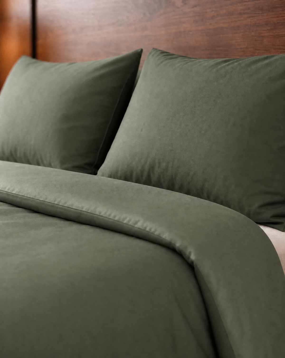Zelesta Pure Uni Seamless Cotton Duvet - Loden Green