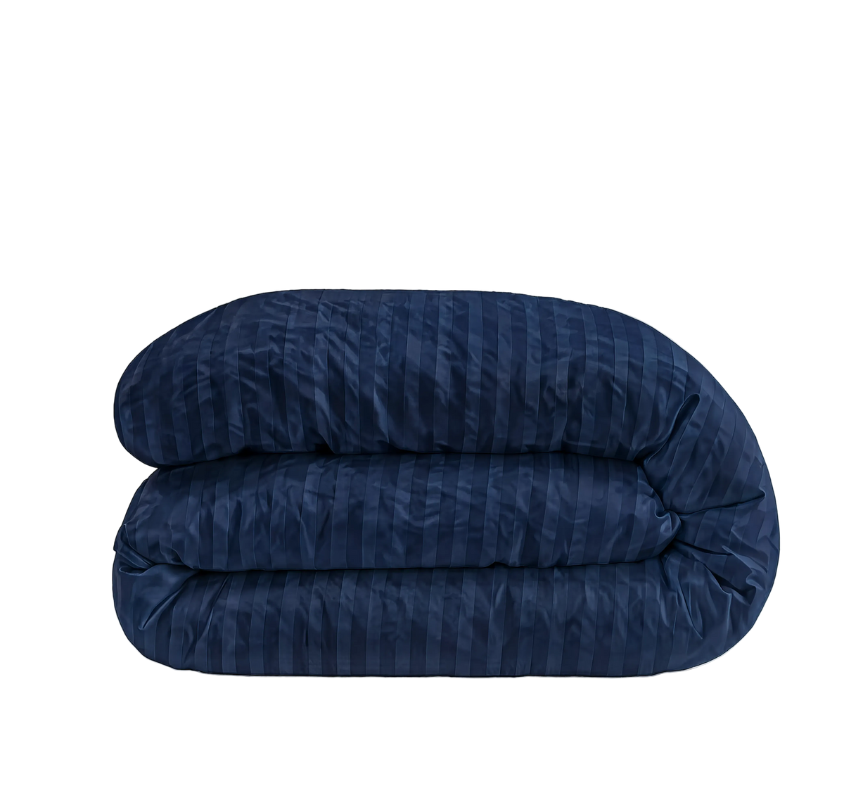 Zelesta Deluxe Hotel Stripe Seamless Satin Cotton Duvet - Blue