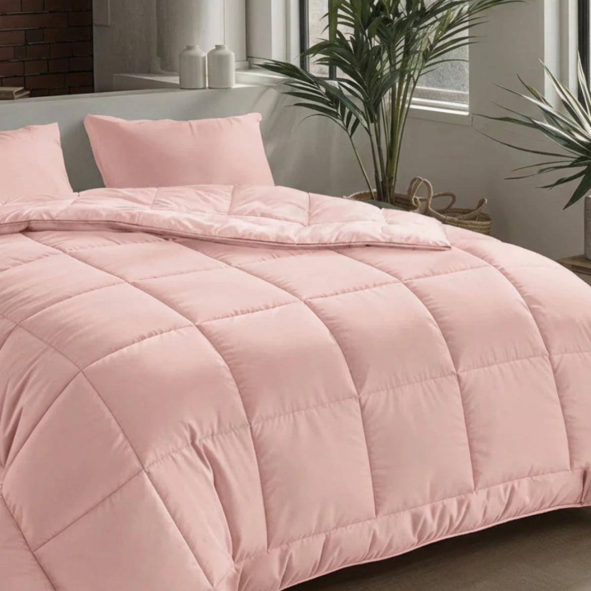 Zelesta Pure Uni Cotton Duvet - Soft Pink