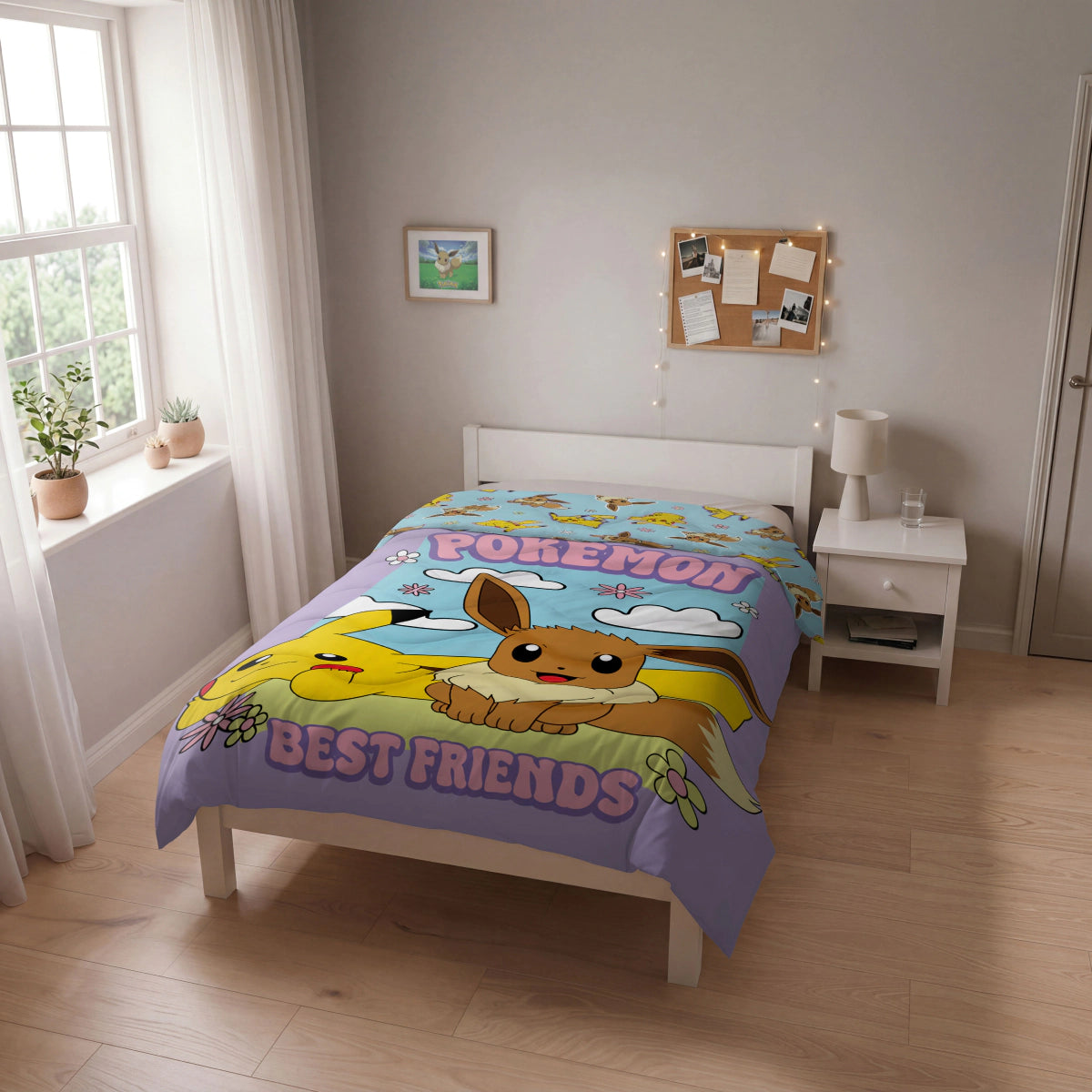 Kids Duvet - Pokémon - Pikachu & Eevee