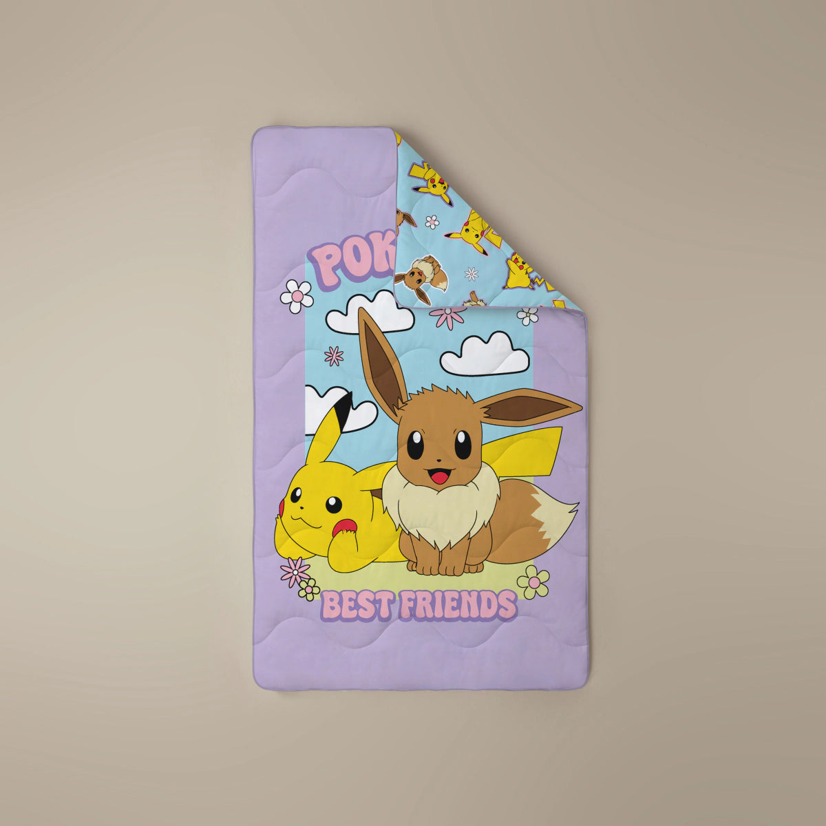 Kids Duvet - Pokémon - Pikachu & Eevee