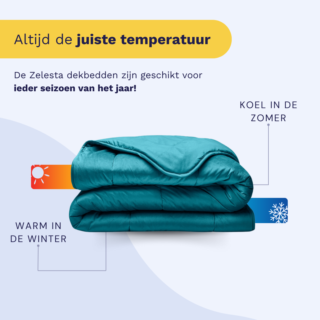 Zelesta Special Velvet Duvet - Petrol