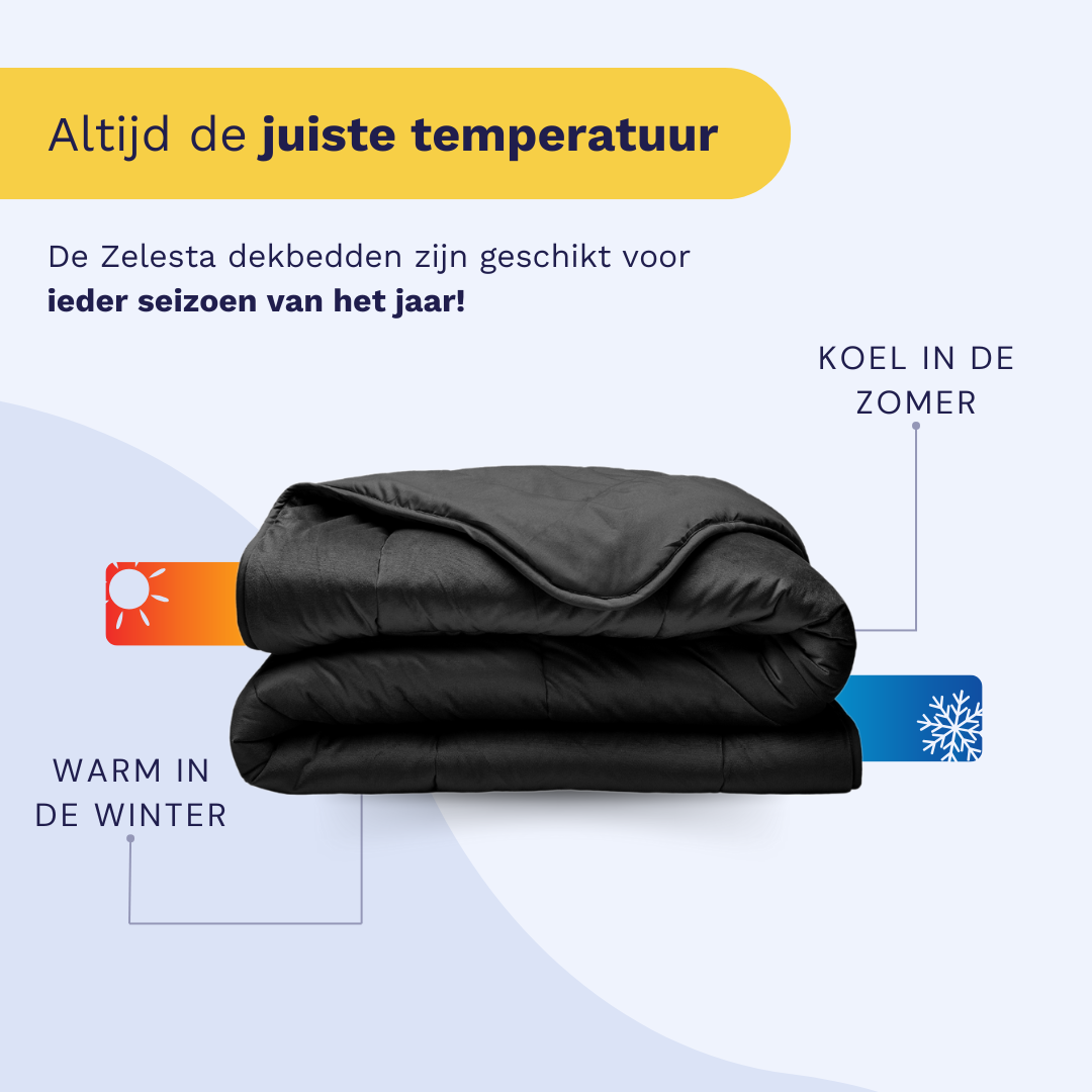 Zelesta Special Velvet Duvet - Black