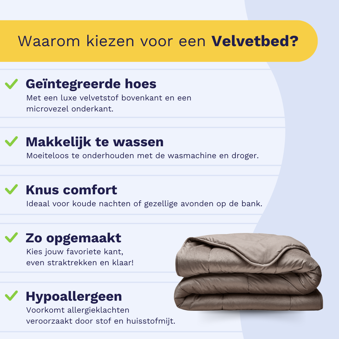Zelesta Special Velvet Duvet - Taupe