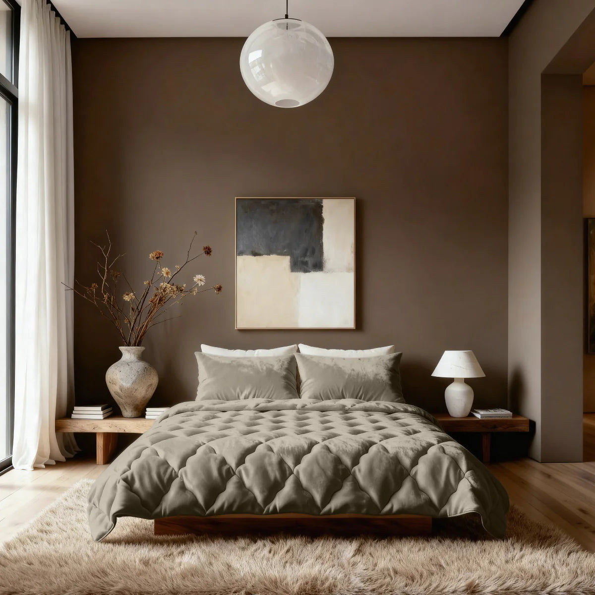 Zelesta Special Flannel Uni Duvet - Taupe
