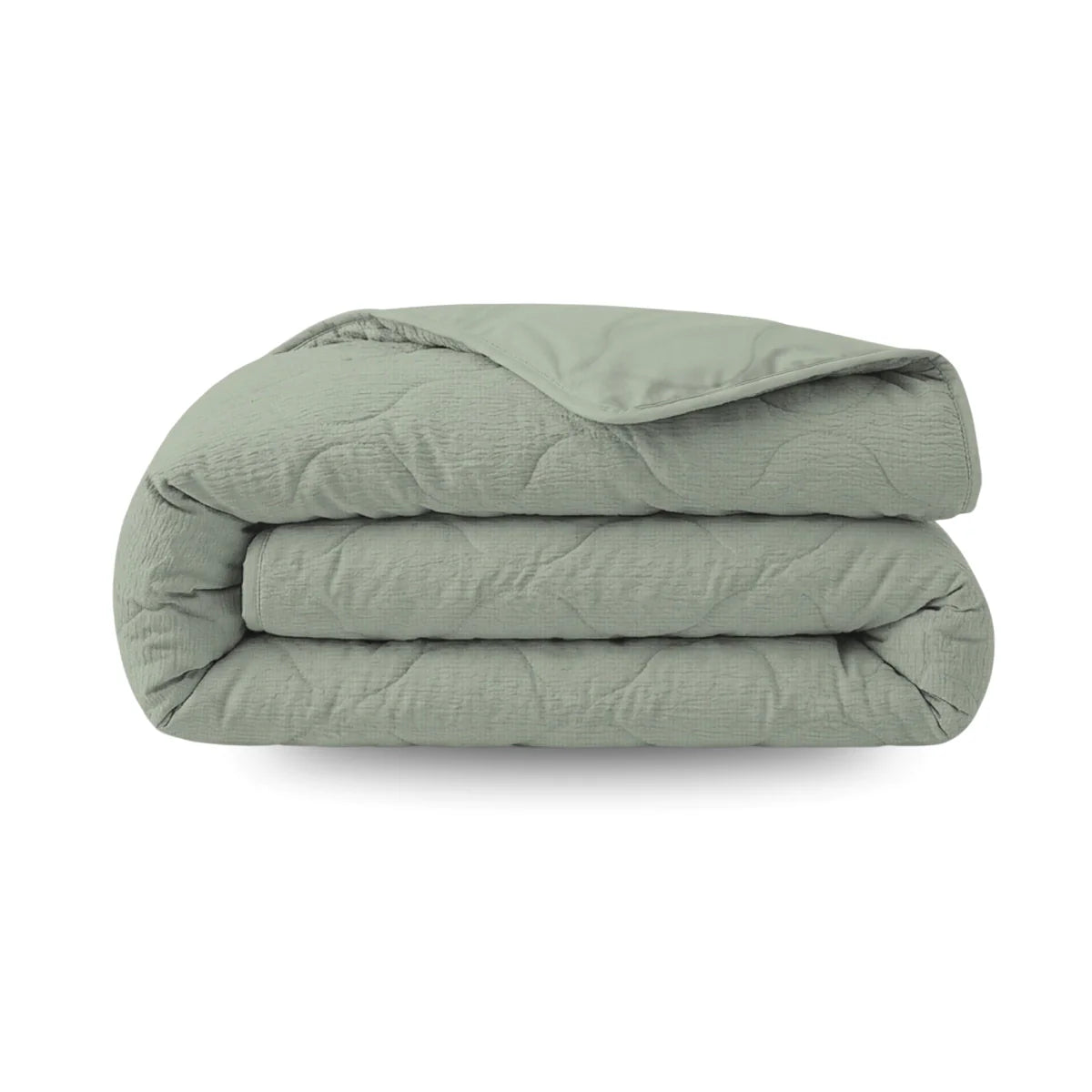 Zelesta Special Seersucker Summer Duvet - Sage Green