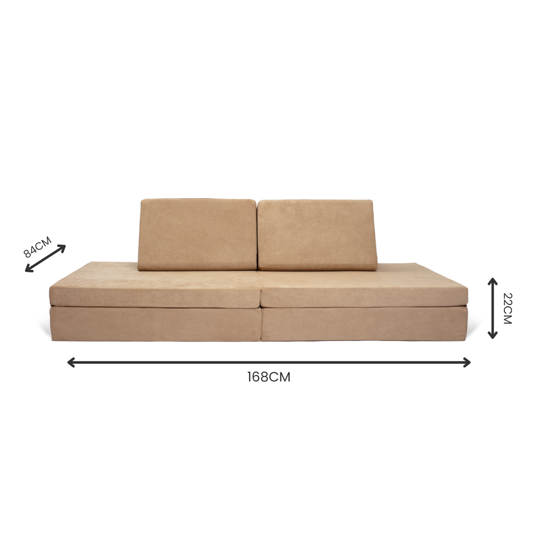 Zelesta Baaap - The Beloved Play Couch - Cream Corduroy image