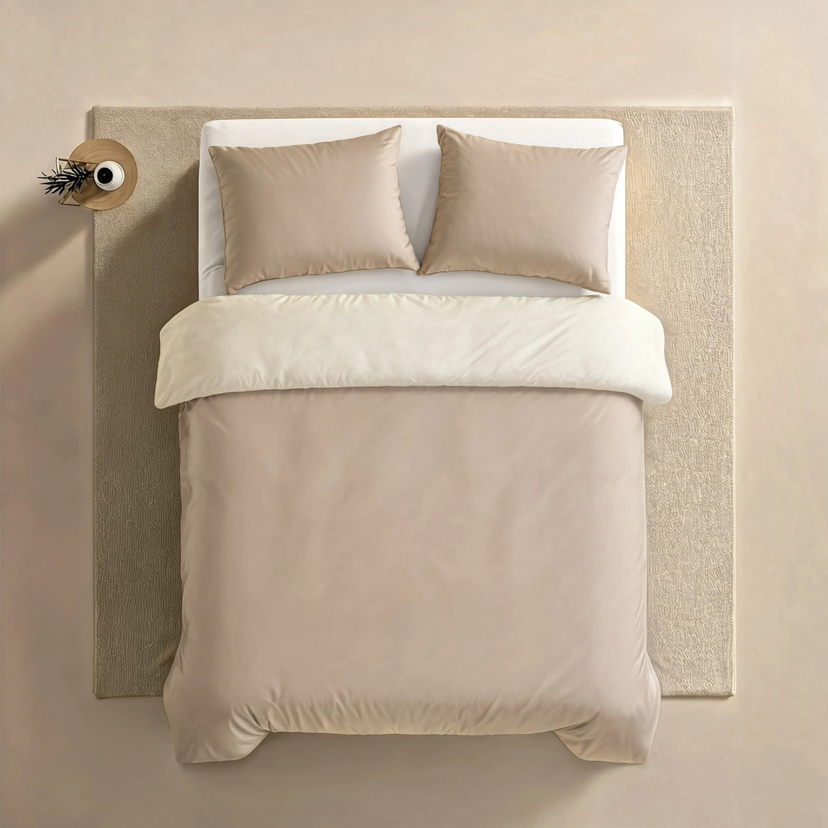 Zelesta Pure Duo Seamless Cotton Duvet - Grey & Off White